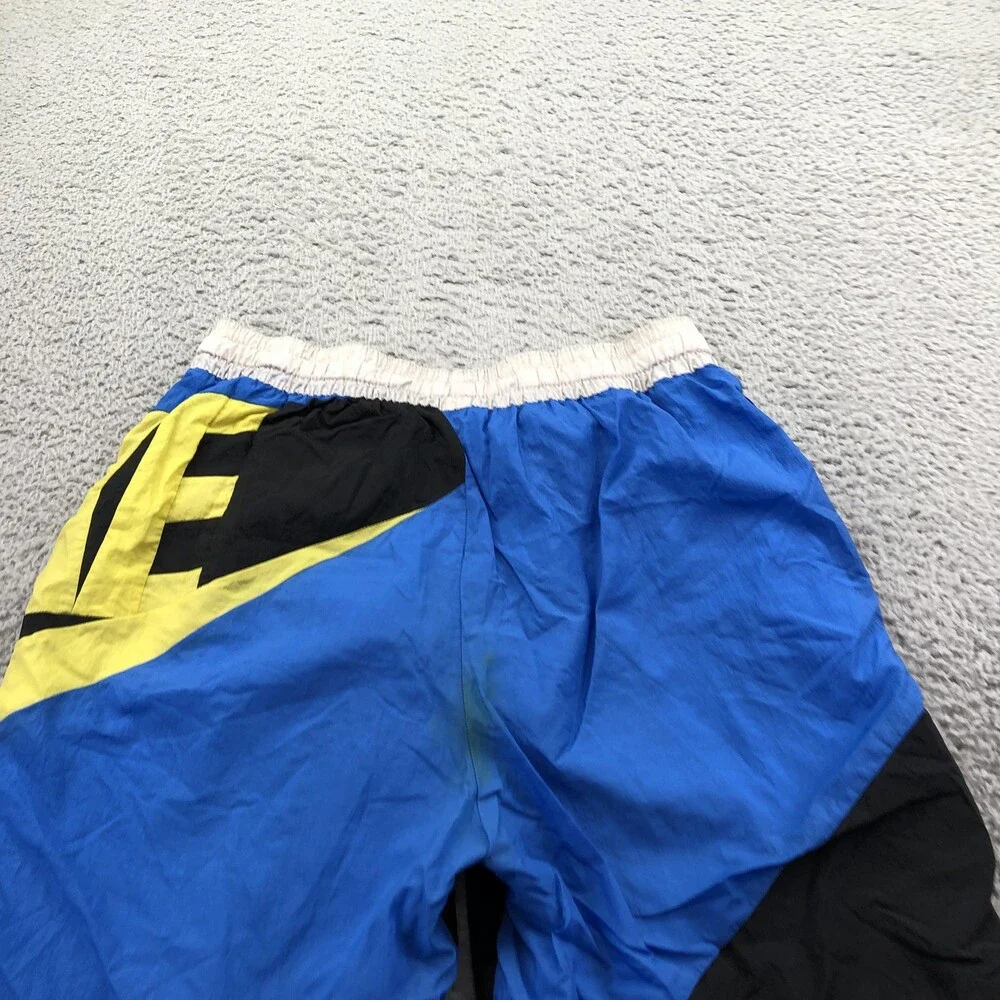 Nike Swim Trunks Mens Large Multicolor Colorblock Mesh Lined Drawstring Shorts